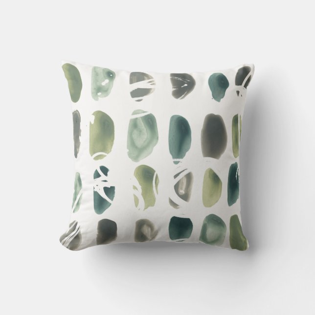 Cojín Decorativo Piedra rúnica - Verde (Anverso)