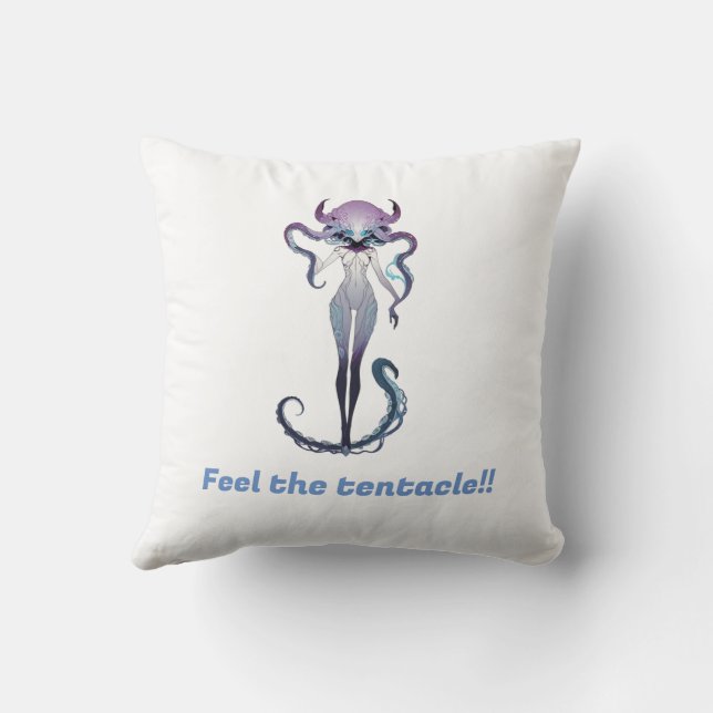 Cojín Decorativo Piedra tentacle cuadrada (Reverso)