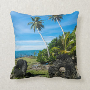 Cojín Decorativo Piedras Rai En La Isla Yap