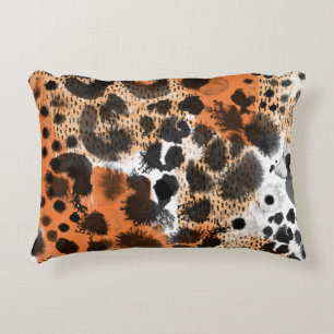 Cojín Decorativo Piel animal: patrón de leopardo creativo.