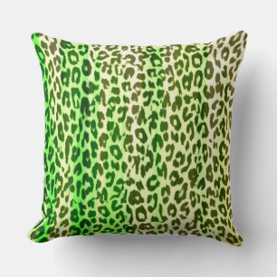 Cojín Decorativo Piel de impresión de leopardo de color retro #25