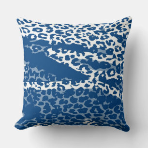 Cojín Decorativo Piel de impresión de leopardo de color retro #9