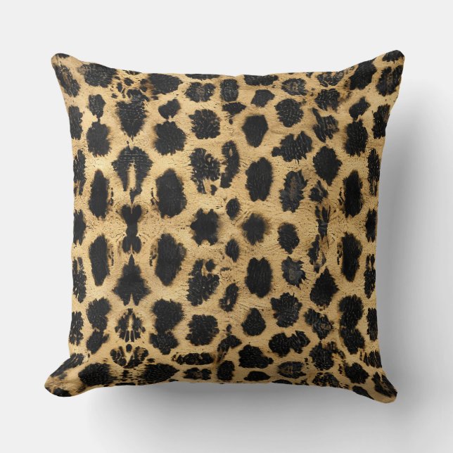 Cojín Decorativo Piel de jaguar (Anverso)