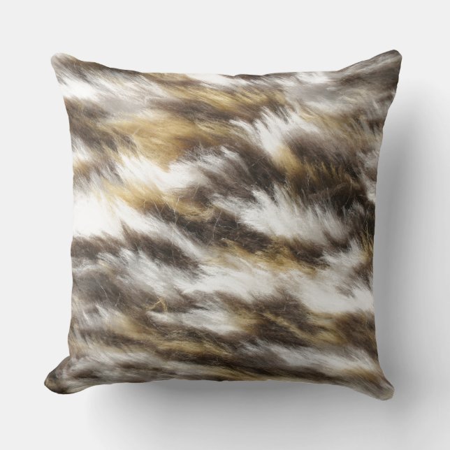 Cojín Decorativo piel de leopardo (Anverso)