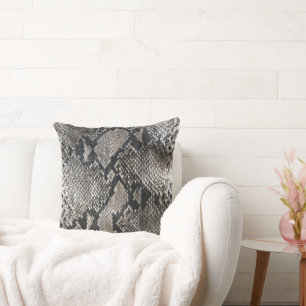 Cojín Decorativo Piel de serpiente Python - RICA Moda Elegante