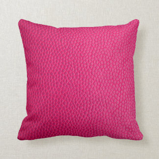 Cojín Decorativo Piel de textura de cuero rosa
