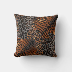 Cojín Decorativo Piel de tigre leopardo