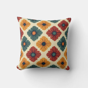 Cojín Decorativo Piel floral vintage