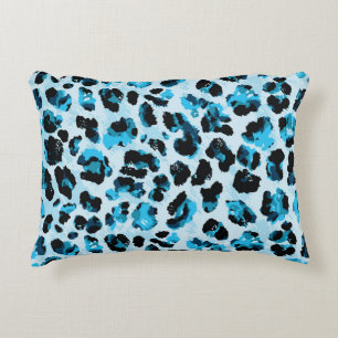 Cojín Decorativo Piel leopardo Cheetah: tinte vinícola acuarela