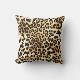 Cojín Decorativo Piel leopardo, diseño de patrones impecable.