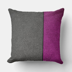Cojín Decorativo Piel rosa y gris