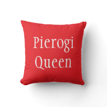Cojín decorativo "Pierogi Queen - Pierogi Power"