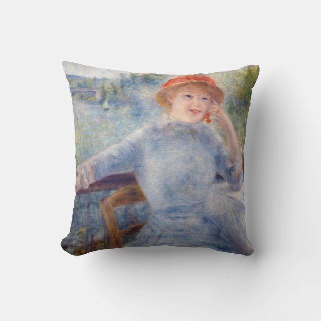 Cojín Decorativo Pierre Auguste Renoir - Alphonsine Fournaise (Anverso)