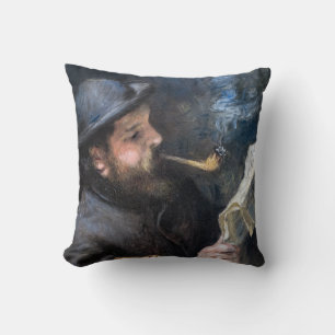 Cojín Decorativo Pierre-Auguste Renoir - Claude Monet leyendo