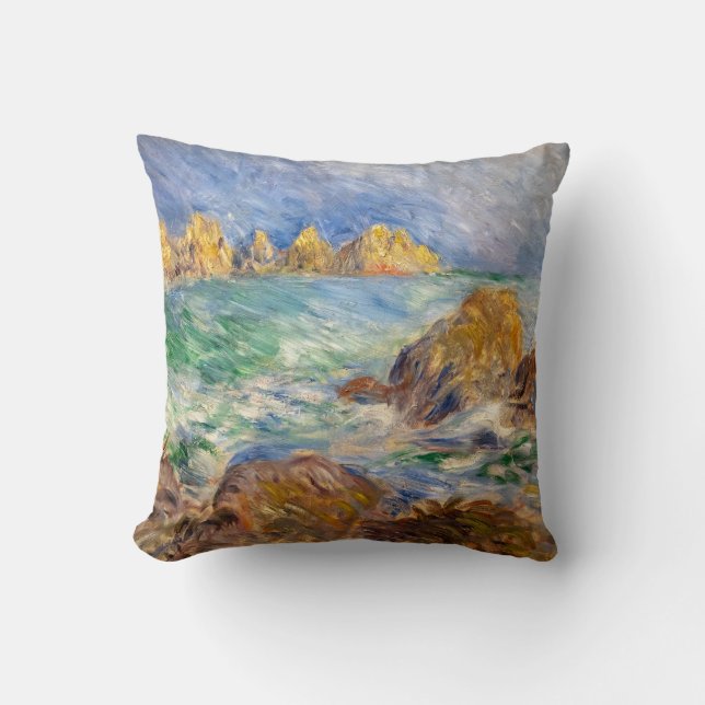 Cojín Decorativo Pierre-Auguste Renoir - Marine, Guernesey (Anverso)