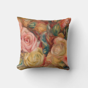 Cojín Decorativo Pierre-Auguste Renoir - Rosas