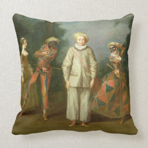 Cojín Decorativo Pierrot y Harlequin