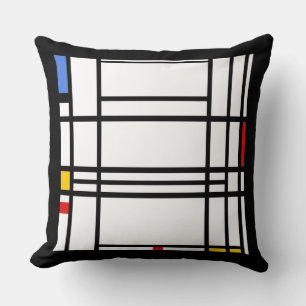 Cojín Decorativo Piet Mondrian, Composición 10