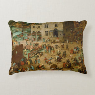 Cojín Decorativo Pieter Bruegel el mayor - Juegos infantiles