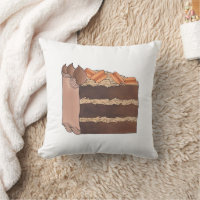 Pieza de cumpleaños de la rebanada de chocolate al