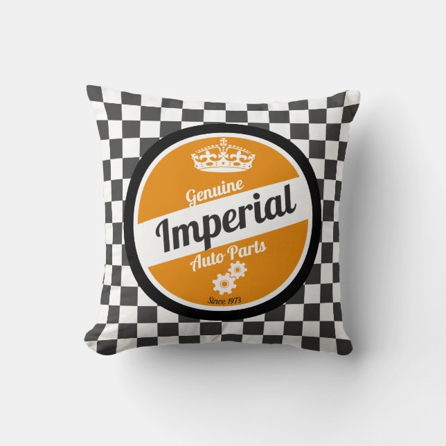 Cojín Decorativo Piezas automáticas antiguas (Anverso)