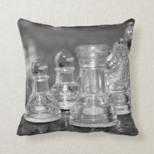 Piezas de ajedrez de cristal