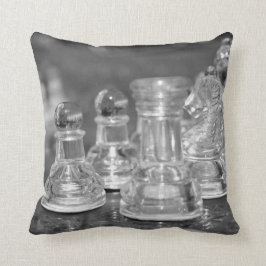 Cojín Decorativo Piezas de ajedrez de cristal
