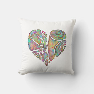Cojín Decorativo Piezas de corazón