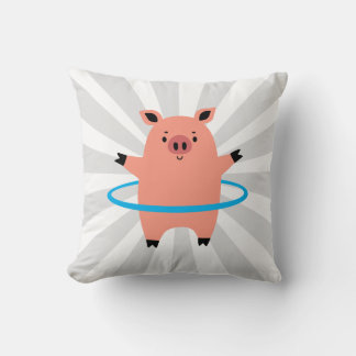 Cojín Decorativo Pig Hula Hoop