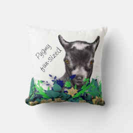 Cojín Decorativo Pigmy Goat Pinting Herd Nombre Pillow