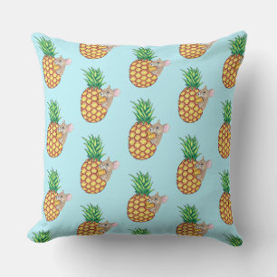 Cojín Decorativo Pika de piña toma un Aqua Chomp
