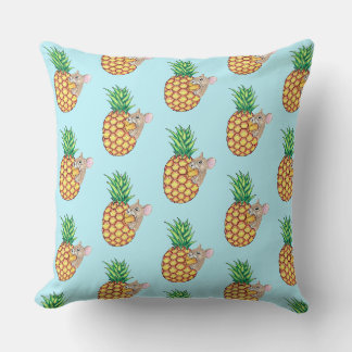 Cojín Decorativo Pika de piña toma un Aqua Chomp