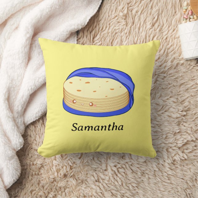 Cojín Decorativo Pila de tortillas de harina (Manta)