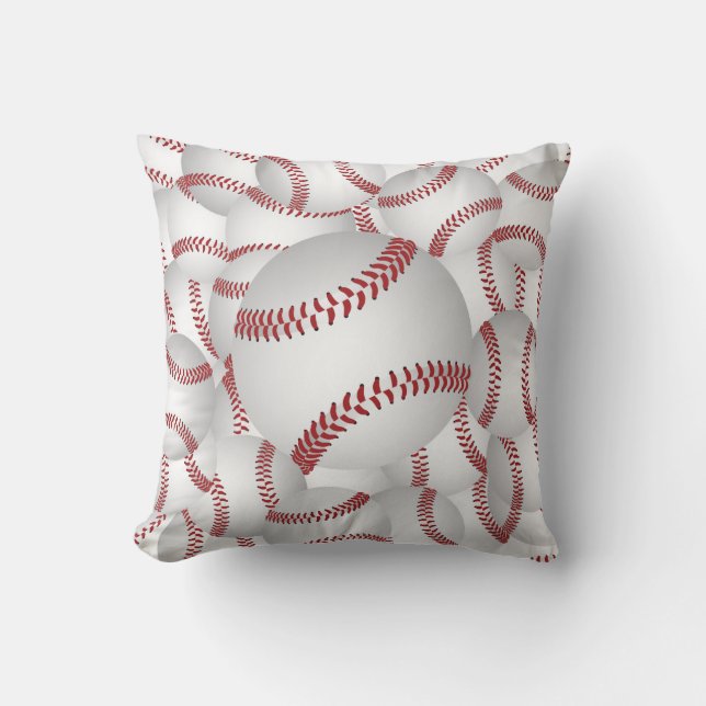 Cojín Decorativo pila del béisbol (Anverso)