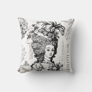 Cojín Decorativo Pila francesa de vintage Marie Antointette