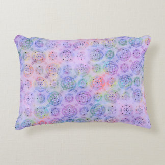 Cojín Decorativo Pilar acento del patrón de color de agua pastel