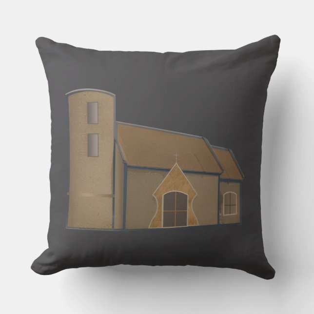 Cojín Decorativo Pilar anglo sajón triple de árbol (Anverso)