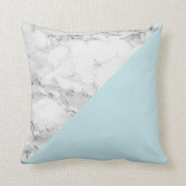 Cojín Decorativo Pilar azul de mármol