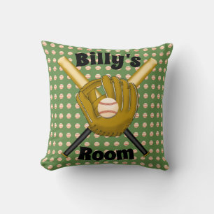 Cojín Decorativo Pilar cuadrado de béisbol