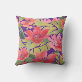 Cojín Decorativo Pilar cuadrado floral