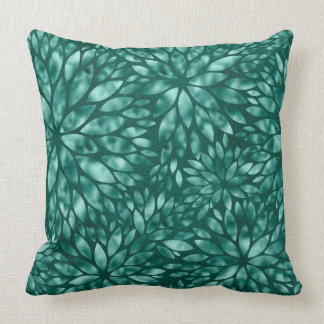 Cojín Decorativo Pilar Dahlia verde/Jade brillante