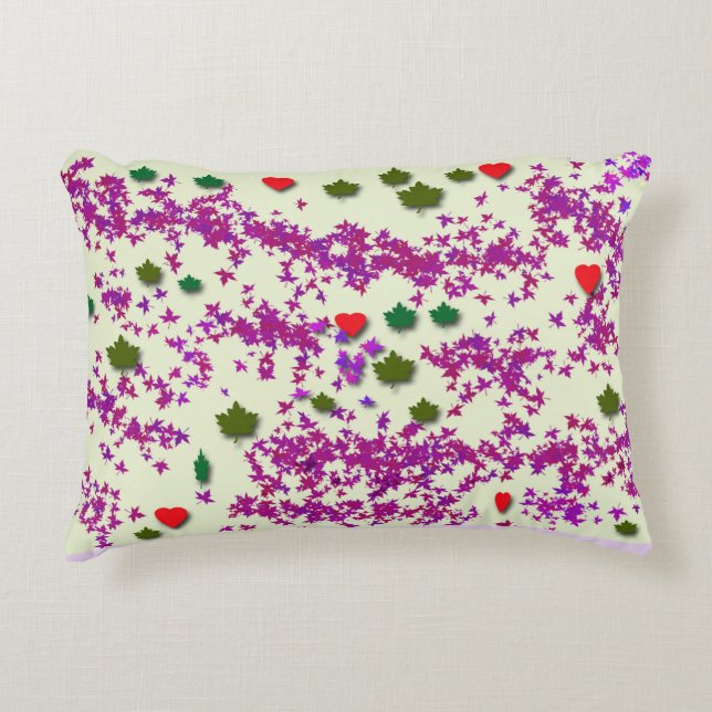 Cojín Decorativo Pilar de acento abstracto (Anverso)