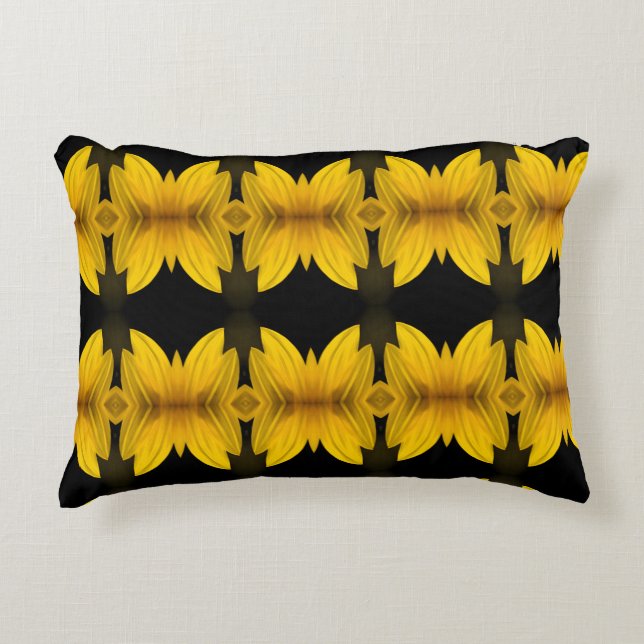 Cojín Decorativo Pilar de acento abstracto (Anverso)