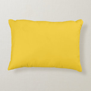 Cojín Decorativo Pilar de acento amarillo