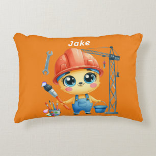 Cojín Decorativo Pilar de acento de la construcción de niños person