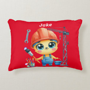 Cojín Decorativo Pilar de acento de la construcción de niños person