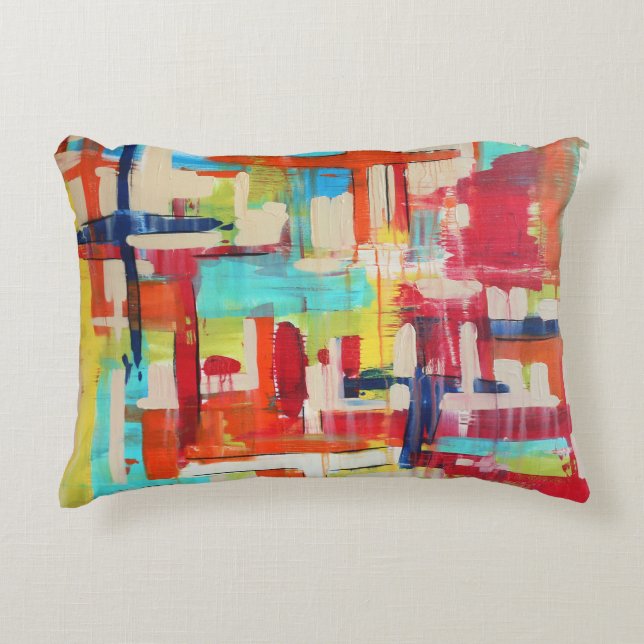 Cojín Decorativo Pilar de acento de pozo cruzado (Anverso)