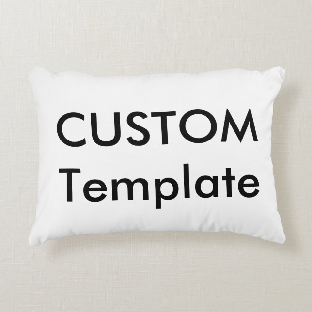 Cojín Decorativo Pilar de acento personalizado - Poliéster Lavable  (Anverso)