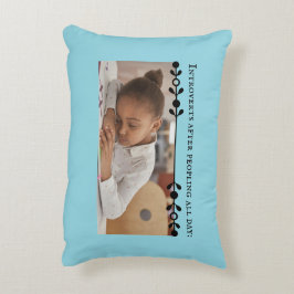 Cojín Decorativo Pilar de acento rectangular de Meme Introvertido