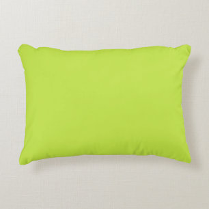 Cojín Decorativo Pilar de acento verde limón de 16" x 12"